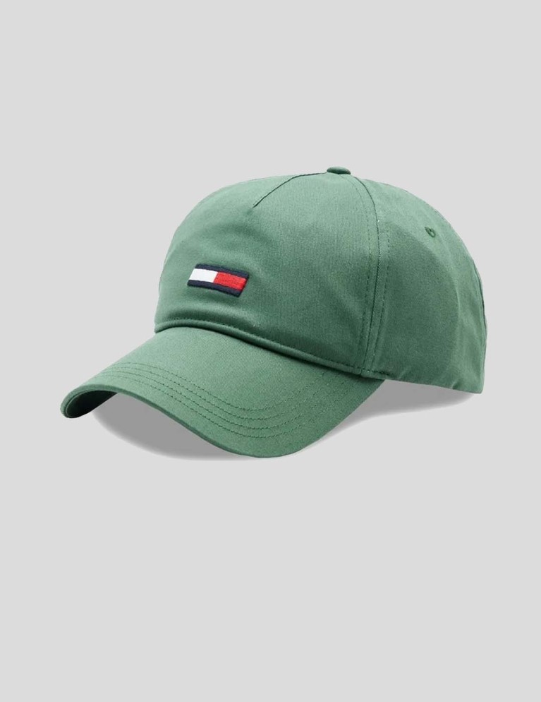 TOMMY Cappello bandiera JEANS verde
